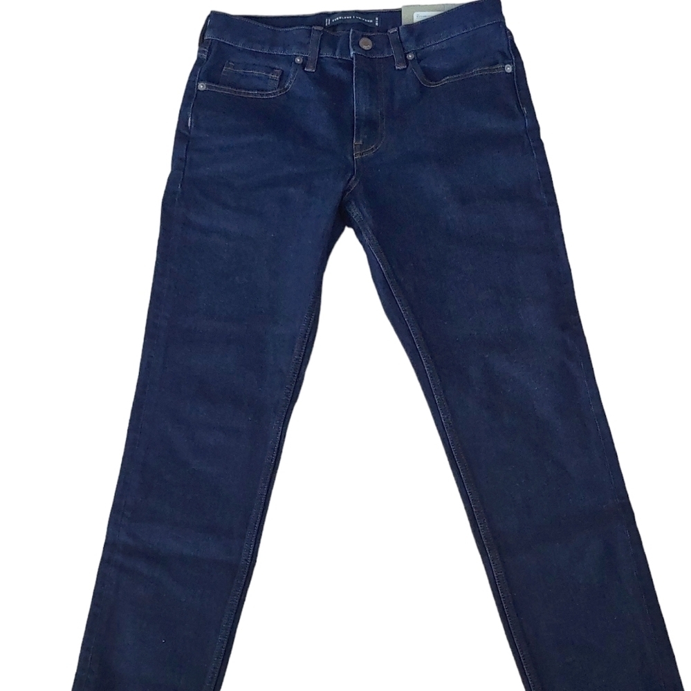 NWT Everlane Uniform Men Jeans The Slim Jean High Stretch Dark Indigo Denim - Picture 13 of 13